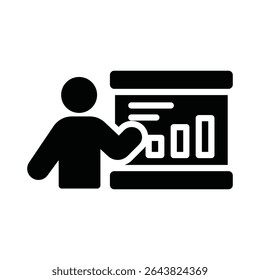 Training seminar  vector icon which can easily edit or modify  