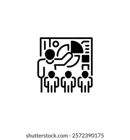 Training Session line icon. Universal creative premium symbol. Vector sign icon logo template. Vector illustration