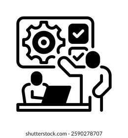 Training Session line icon. Universal creative premium symbol. Vector sign icon logo template. Vector illustration