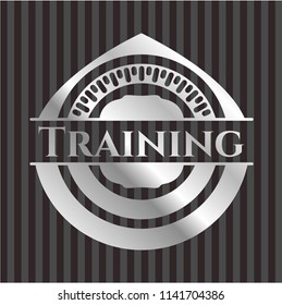 Training silver emblem