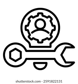 Training and Skill Icon Element For Design