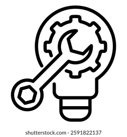 Training and Skill Icon Element For Design