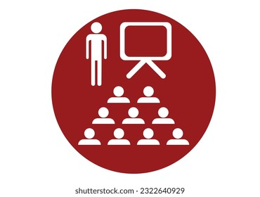 Diseño vectorial de símbolo de entrenamiento. Pasos 10