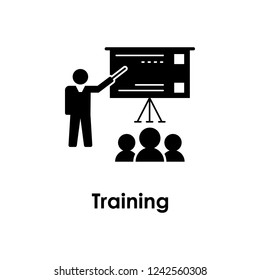 training, trainer, board icon. Element of business icon for mobile concept and web apps. 