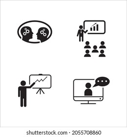 Training Vector icon design illustration Template