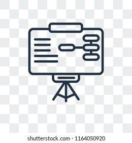 Training vector icon isolated on transparent background, Training logo concept