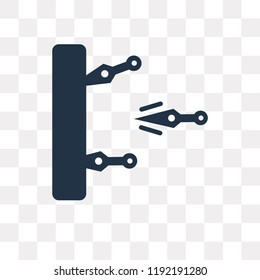 Training vector icon isolated on transparent background, Training transparency concept can be used web and mobile