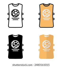 The Training Vest icon distinguishes players during practice sessions and drills.