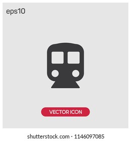 Train,Metro Vector Icon Illustration.Light Backround.Premium Quality.