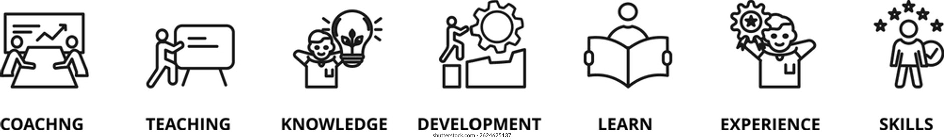 Trainning vector icon illustration concept