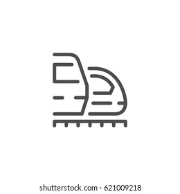 Trains line icon