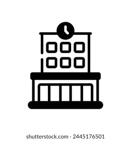 Bahnhof Icon Design Vektorgrafik Bestand