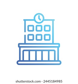 Trains Station icon design vector stock