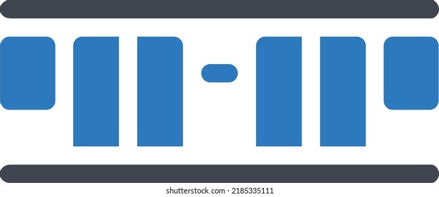 trainVector illustration on a transparent background. Premium quality symmbols. Glyphs vector icons for concept and graphic design.