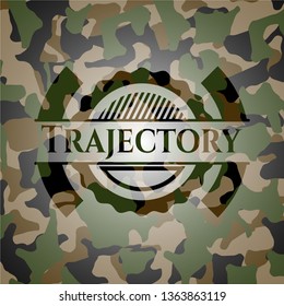 Trajectory on camo pattern