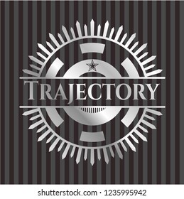 Trajectory silvery badge