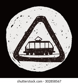 tram doodle