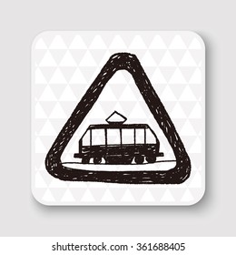 tram doodle