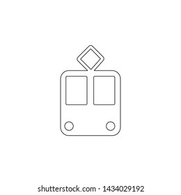 tram icon. Element of web for mobile concept and web apps icon. Outline, thin line icon for website design and development, app development