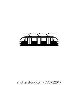 Tram icon. Illustration of transport elements. Premium quality graphic design icon. Simple icon for websites, web design, mobile app, info graphics on white background