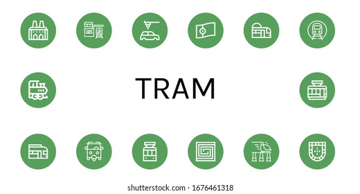 tram icon set. Collection of National palace of sintra, Train station, Automobile, Portugal, Subway, Train, Rickshaw, Tramway, Portuguese, High speed train icons