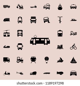 tram icon. transport icons universal set for web and mobile