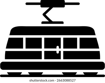 Tram Nuevo Vector de diseño de iconos creativos