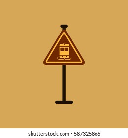tram traffic sign