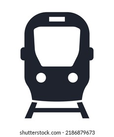 Tram Train Subway Streetcar Vector Icon