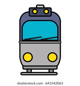 tram transport isolated icon