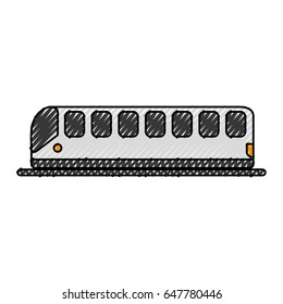 tram transport isolated icon
