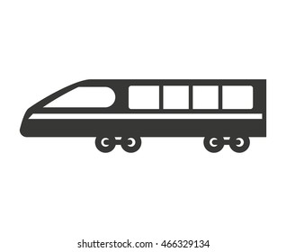tram transport public icon vector illustration design