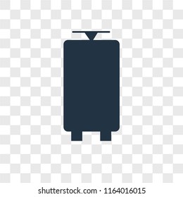 Tram vector icon isolated on transparent background, Tram logo concept