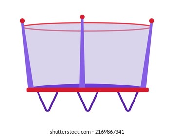 Trampoline Children Playground icon. Vector illustration