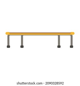 ilustración del vector de clipart plana de trampolín