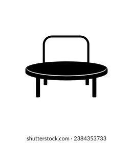 Icono de Trampoline sobre fondo blanco - Ilustración vectorial simple
