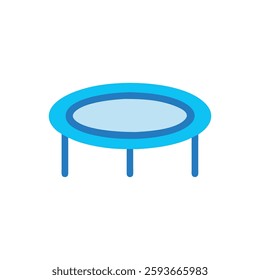 A trampoline icon representing outdoor fun and play.