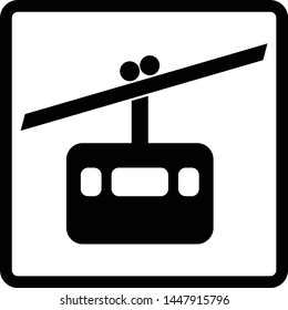 the tramway vector shows a special street tram icon