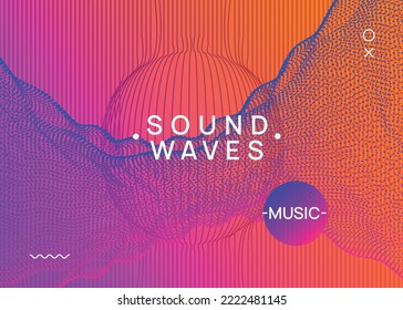 Trance event. Dynamic fluid shape and line. Geometric discotheque magazine design. Neon trance event flyer. Techno dj party. Electro dance music. Electronic sound. Club fest poster. 