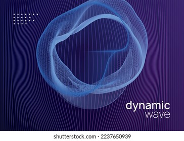 Trance event. Dynamic fluid shape and line. Commercial concert banner concept. Neon trance event flyer. Techno dj party. Electro dance music. Electronic sound. Club fest poster. 