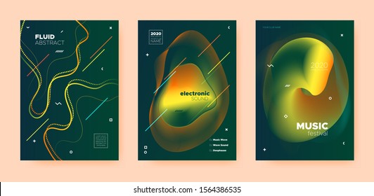Trance Music Poster. Abstract Gradient Blend. Night Club Flyer. Dj Concert. Yellow Dance Music Poster. Gold Abstract Gradient Shape. Disco Club Festival. Dj Sound. Electro Music Poster.