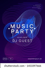 Trance Party. Dynamic Gradient Shape And Line. Geometric Discotheque Banner Design. Neon Trance Party Flyer. Electro Dance Music. Electronic Sound. Club Dj Poster. Techno Fest Event.