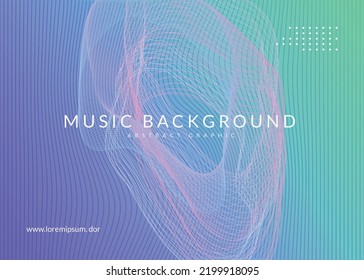 Trance party. Modern discotheque brochure concept. Dynamic fluid shape and line. Neon trance party flyer. Electro dance music. Electronic sound. Club dj poster. Techno fest event.