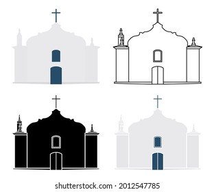 Trancoso Church in Bahia, Brazil