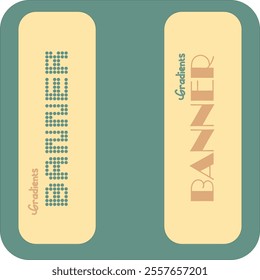 Trandy Banners set. Big ribbons set. Ribbons collection isolated on white background. Royal ribbons set for promotion design. Vector graphic. stock illustration