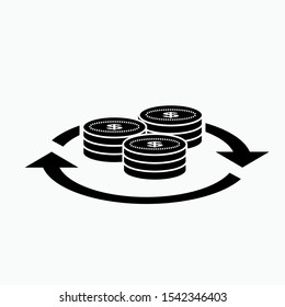 
Tranfer Icon - Switch, Transaction or Exchange Vector Sign and Symbol for Design, Presentation, Website or Apps Elements.