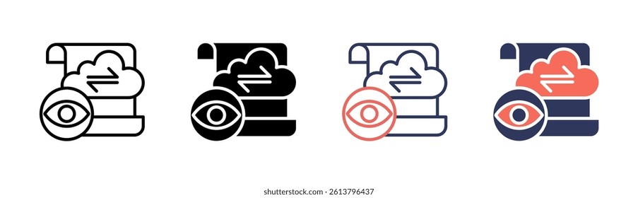 Tranparency Icon Element For Design And Vector