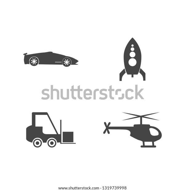tranportaton\
icons set. Vector illustration. car\
icons