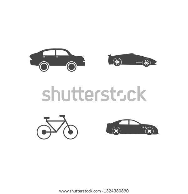 tranportaton
icons set. Vector illustration. car
icons