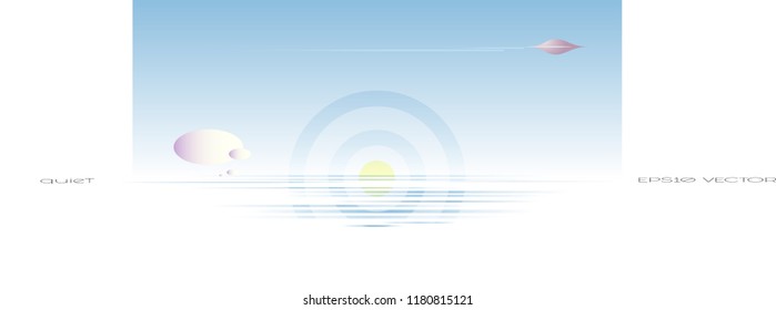tranquil alien planet